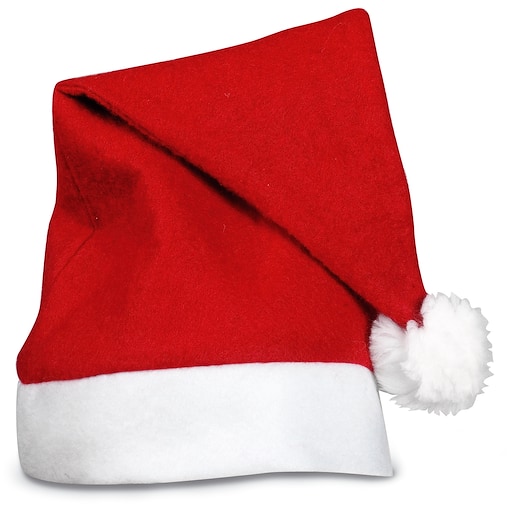 rosso Cappello Babbo Natale Larry - rosso