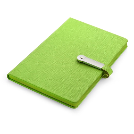 Kirjoituslehtiö USB A5 - vihreä