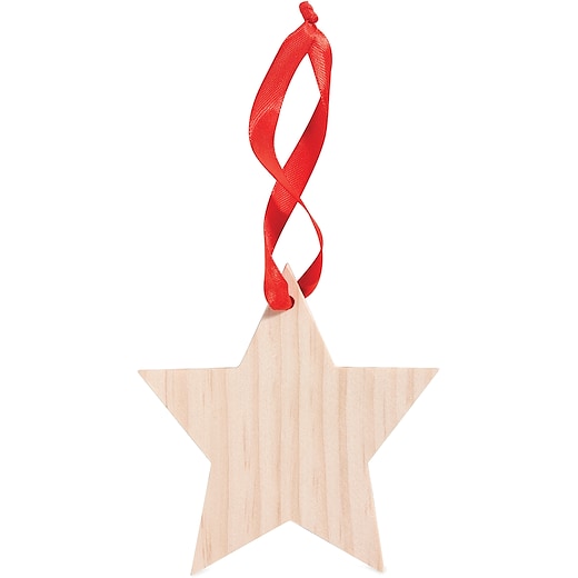 marron Décorations pour sapin de Noël Stella - bois