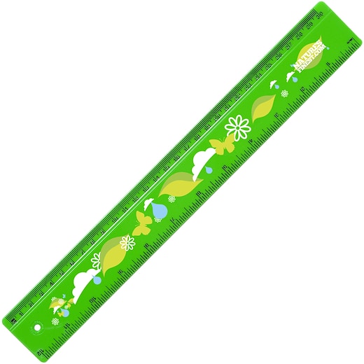 Viivain Vista, 30 cm - vihreä