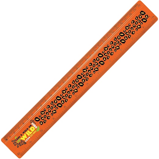 Viivain Vista, 30 cm - orange