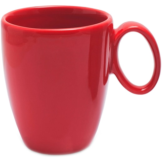 rouge Mug en céramique Philadelphia 25 cl - red