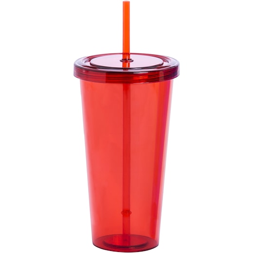 rouge Mug en plastique Hawaii - rouge