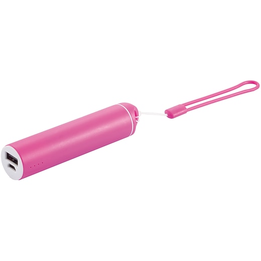 rose Batterie externe Solar, 2.200 mAh - pink/ white