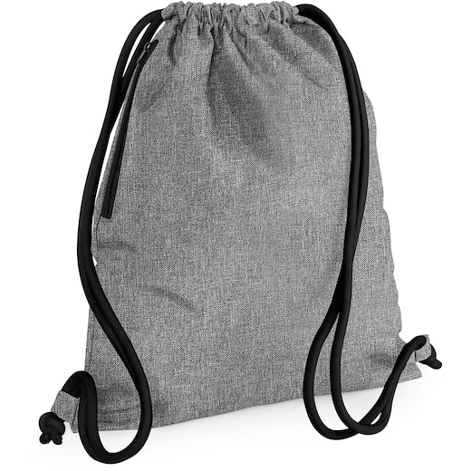 grå Bagbase Iconic - grey marl/ black