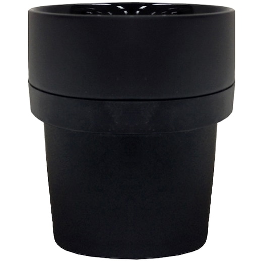 negro Taza de cerámica Next - negro/ negro