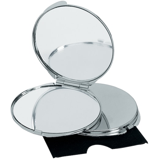 grå Make-up-spegel Noah - silver