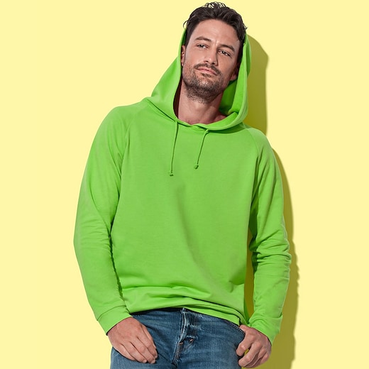 grön Stedman Hooded Sweatshirt Unisex - kiwi