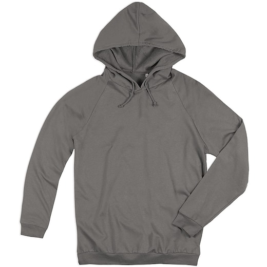 grå Stedman Hooded Sweatshirt Unisex - real grey