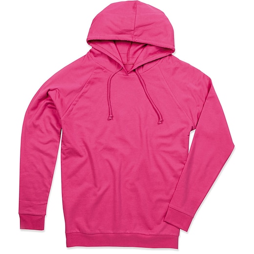 lyserød Stedman Hooded Sweatshirt Unisex - sweet pink