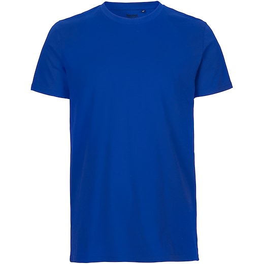 blau Neutral Mens Fitted T-shirt - royal blue