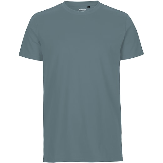 vert Neutral Mens Fitted T-shirt - bleu sarcelle
