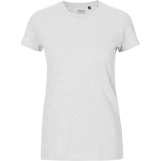 grigio Neutral Ladies Fitted T-shirt - ash grey