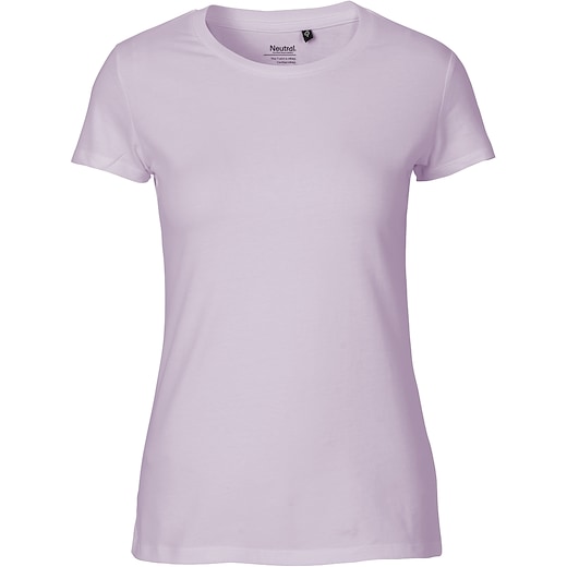 violet Neutral Ladies Fitted T-shirt - dusty purple