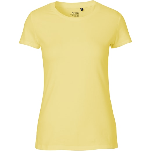 amarillo Neutral Ladies Fitted T-shirt - dusty yellow