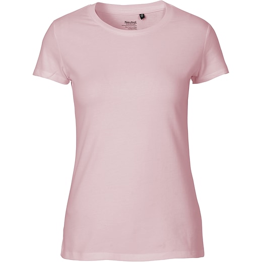 rosa Neutral Ladies Fitted T-shirt - rosa claro