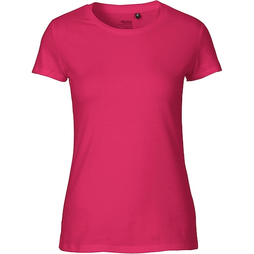 pinkki Neutral Ladies Fitted T-shirt - pink