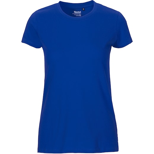 bleu Neutral Ladies Fitted T-shirt - royal blue