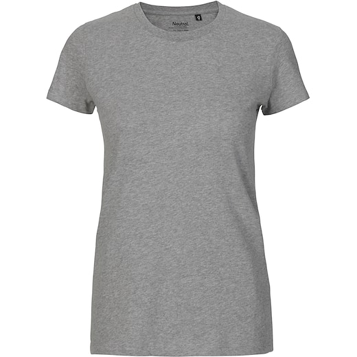gris Neutral Ladies Fitted T-shirt - gris deportivo