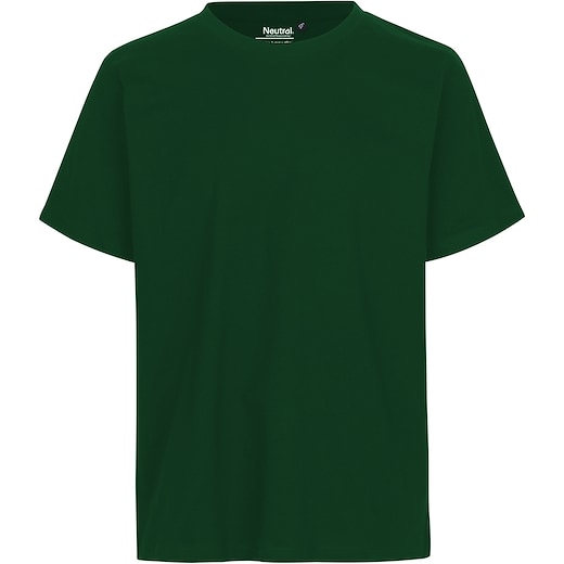 grøn Neutral Unisex Regular T-shirt - bottle green