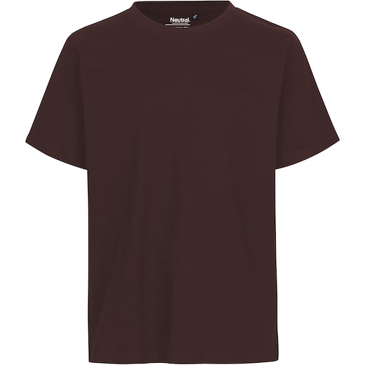 ruskea Neutral Unisex Regular T-shirt - brown