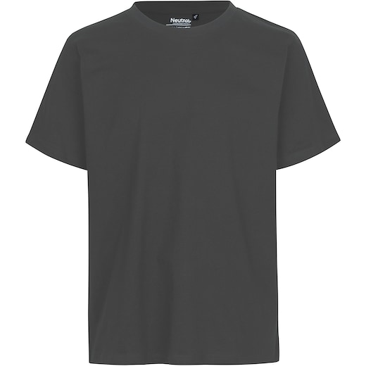 grå Neutral Unisex Regular T-shirt - charcoal
