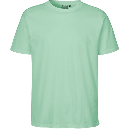 grøn Neutral Unisex Regular T-shirt - dusty mint
