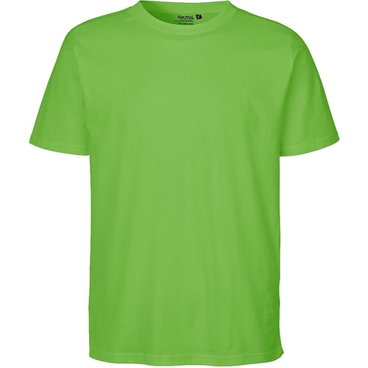 grün Neutral Unisex Regular T-shirt - lime