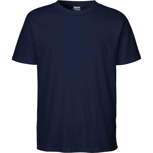 sininen Neutral Unisex Regular T-shirt - navy