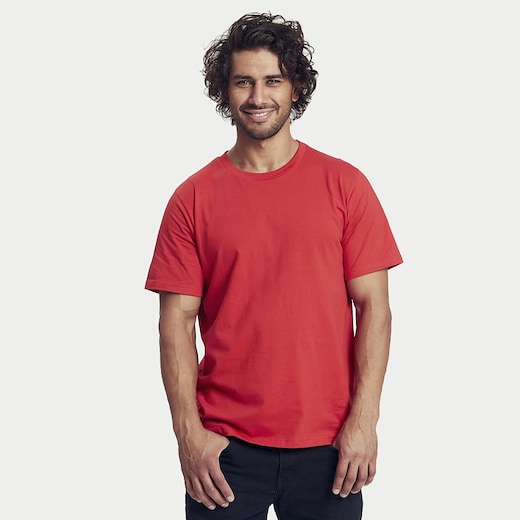 punainen Neutral Unisex Regular T-shirt - red