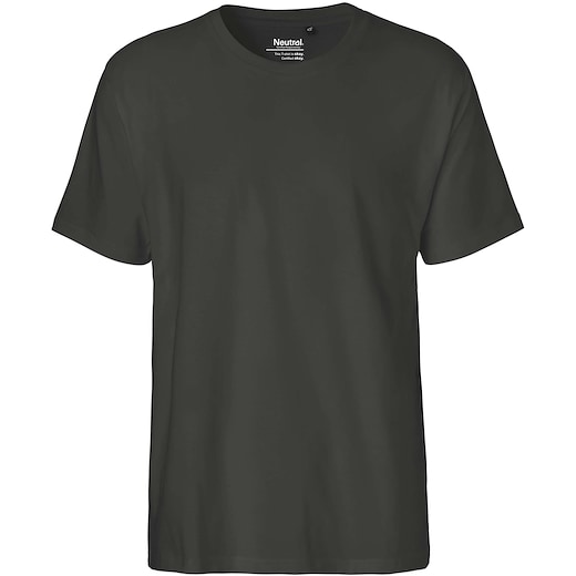 gris Neutral Mens Classic T-shirt - carbón