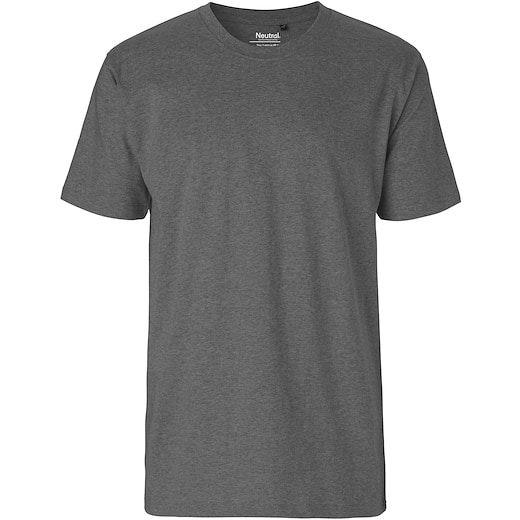 gris Neutral Mens Classic T-shirt - gris oscuro jaspeado