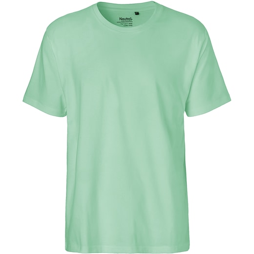 grön Neutral Mens Classic T-shirt - dusty mint