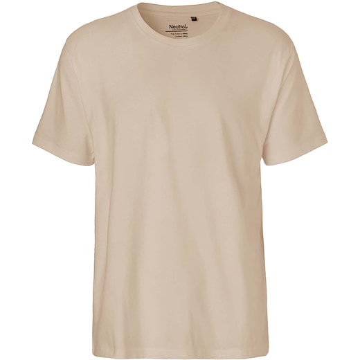 marrón Neutral Mens Classic T-shirt - arena