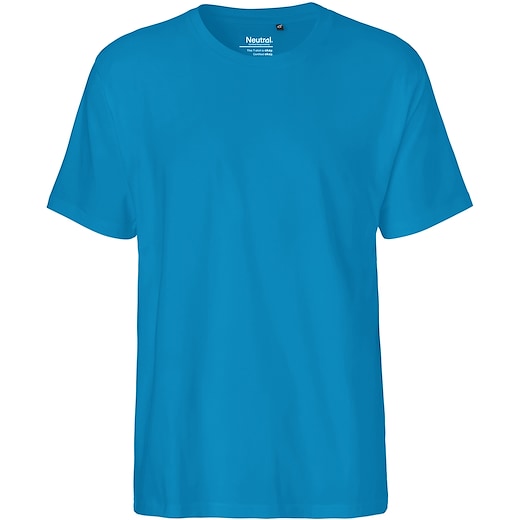 blå Neutral Mens Classic T-shirt - sapphire blue