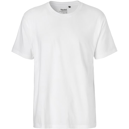 hvit Neutral Mens Classic T-shirt - white