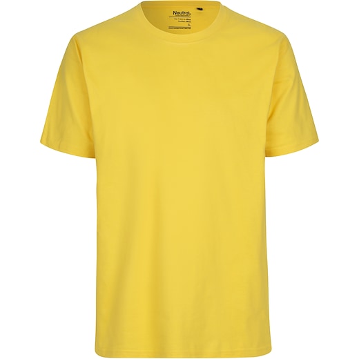 giallo Neutral Mens Classic T-shirt - yellow