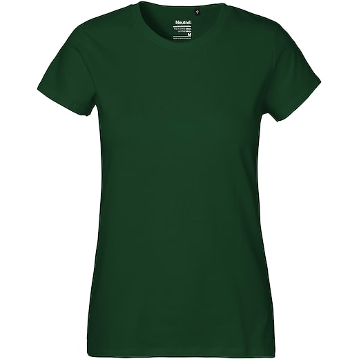 grön Neutral Ladies Classic T-shirt - bottle green