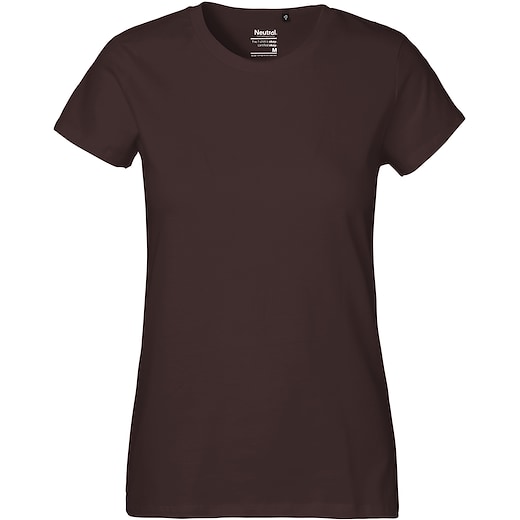 marrón Neutral Ladies Classic T-shirt - marrón