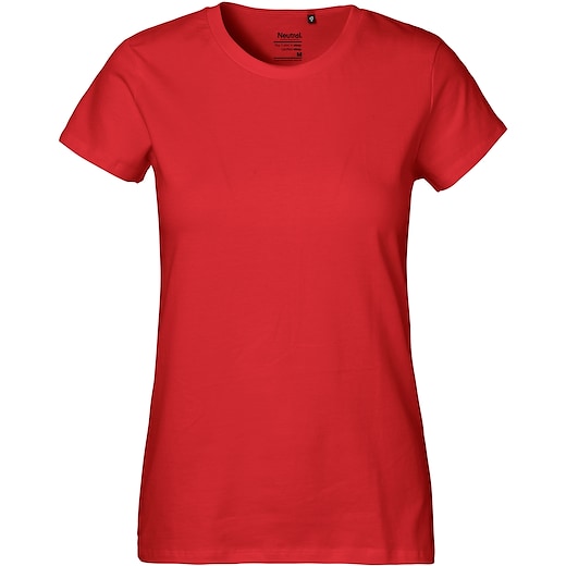 röd Neutral Ladies Classic T-shirt - red