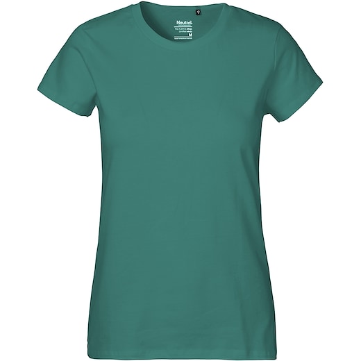 verde Neutral Ladies Classic T-shirt - verde azulado