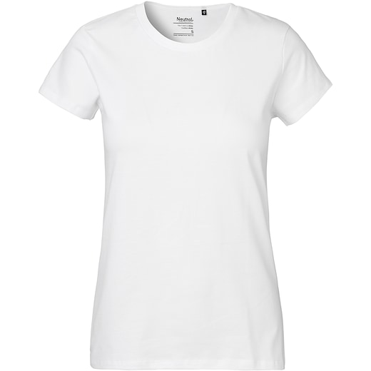 blanco Neutral Ladies Classic T-shirt - blanco