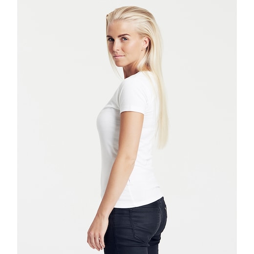 Neutral Ladies Deep V-Neck T-shirt -
