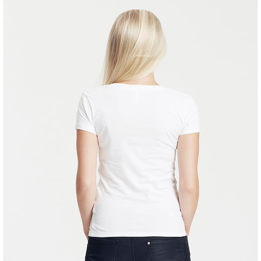 Neutral Ladies Deep V-Neck T-shirt -