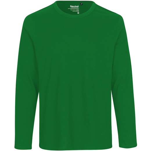 grön Neutral Mens Longsleeve T-shirt - green