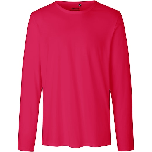 pinkki Neutral Mens Longsleeve T-shirt - pink