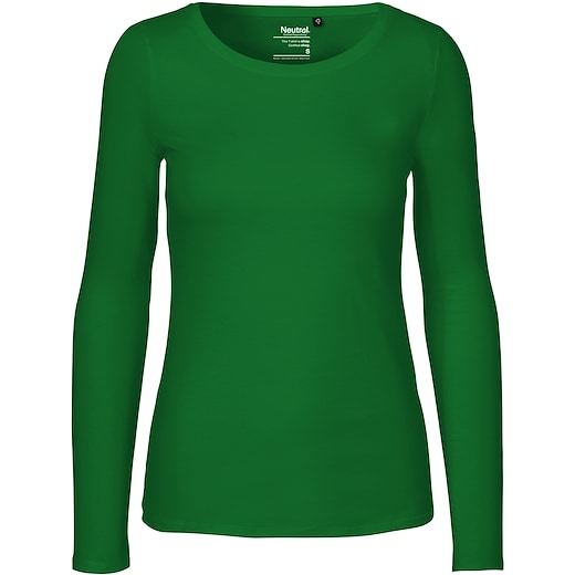 grønn Neutral Ladies Longsleeve T-shirt - green