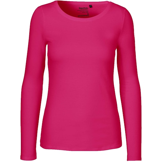 pinkki Neutral Ladies Longsleeve T-shirt - pink
