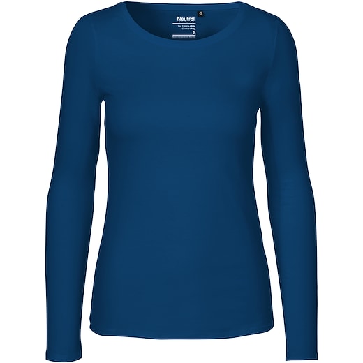 azul Neutral Ladies Longsleeve T-shirt - azul regio