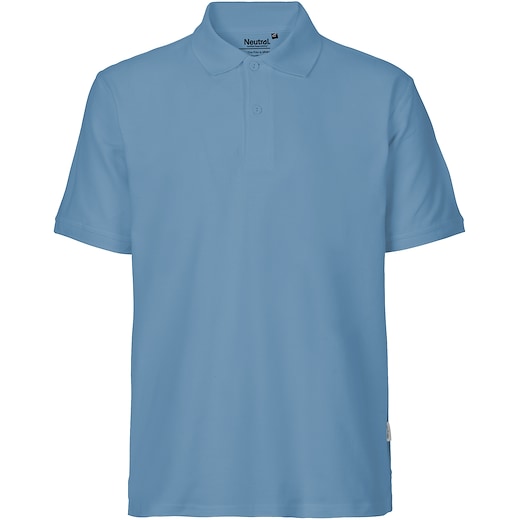 sininen Neutral Mens Classic Polo - dusty indigo